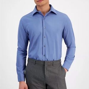 Alfani Men's Light Blue Dress Shirt